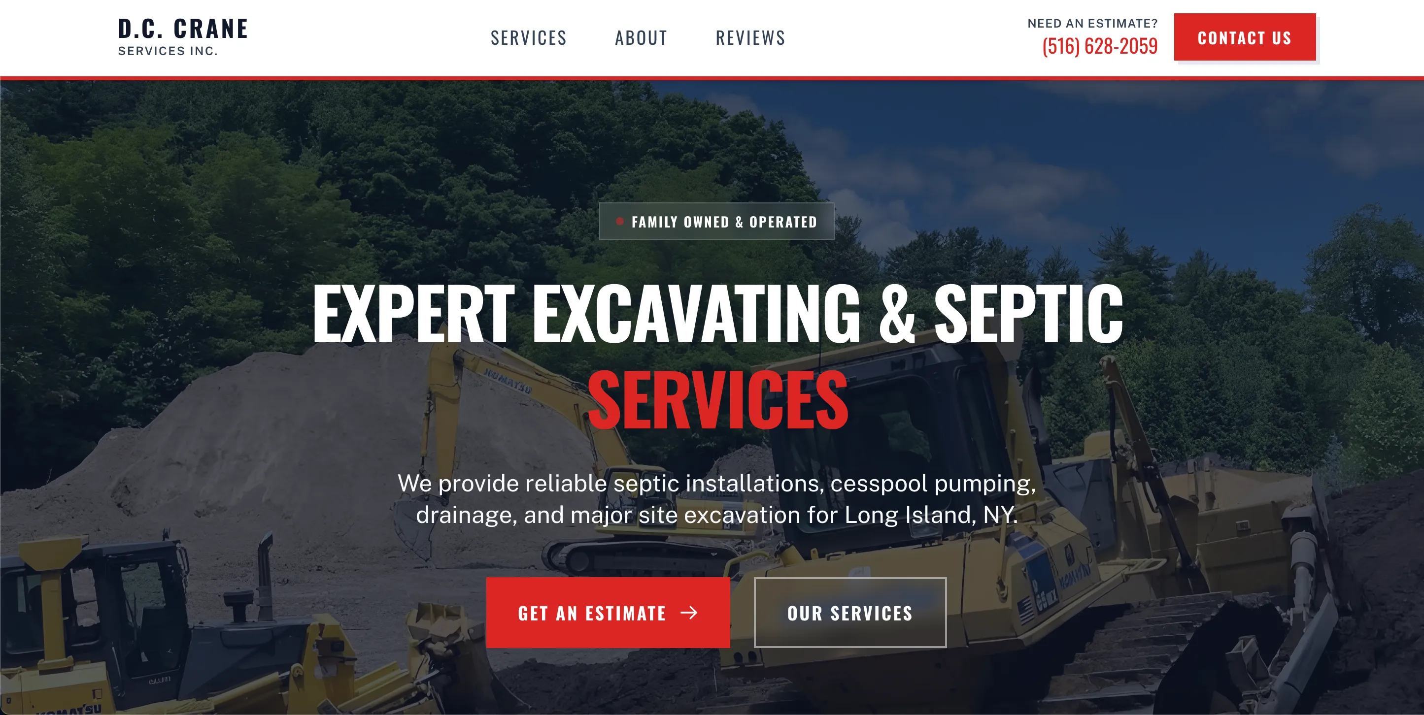 D.C. Crane Service website